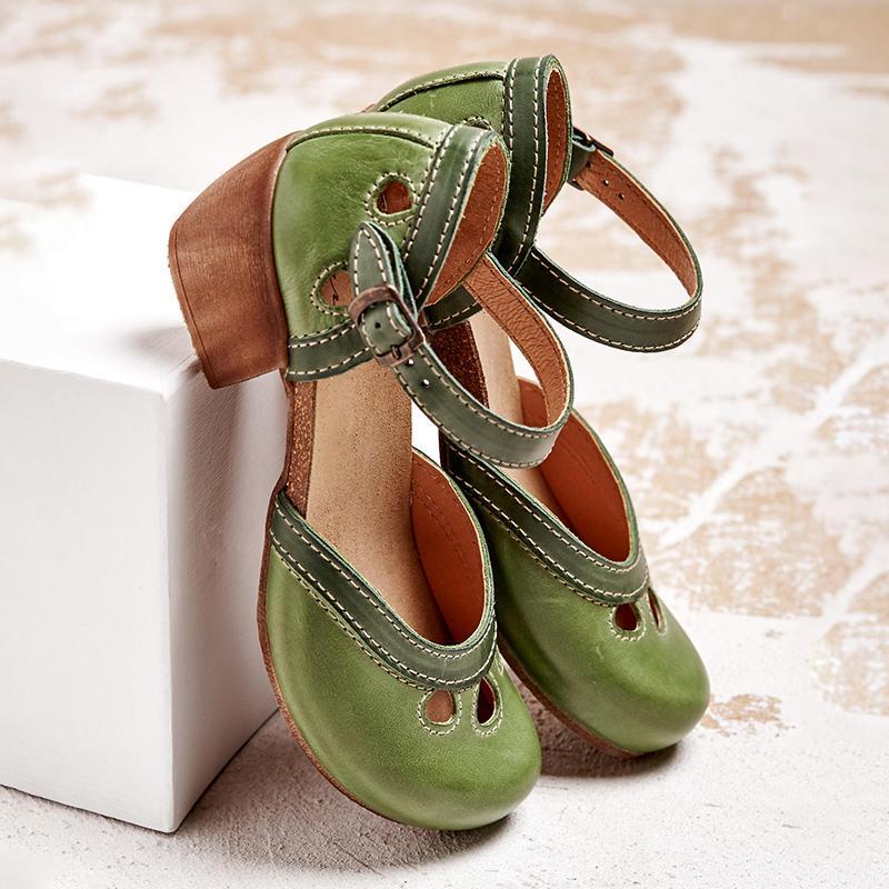 Joanne™ – Orthopedic Sandals with Low Heel