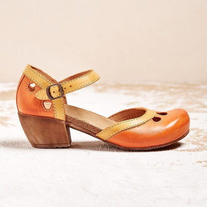 Joanne™ – Orthopedic Sandals with Low Heel