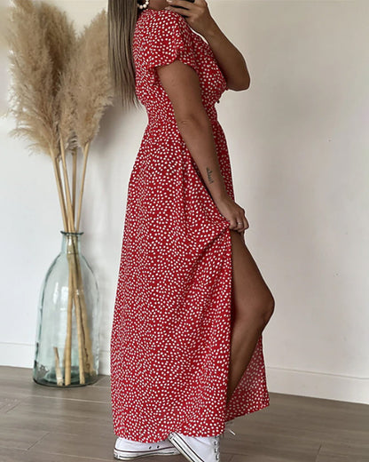 Emma™ - Side Slit Maxi Dress