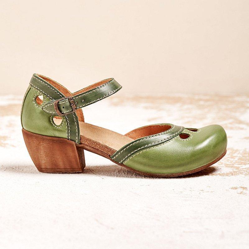 Joanne™ – Orthopedic Sandals with Low Heel