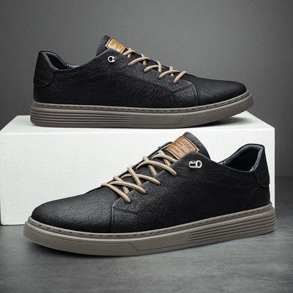 Enzo™ - Genuine Leather Sneakers