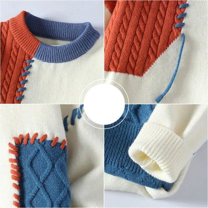 Marc™ - Patchwork Cozy Sweater