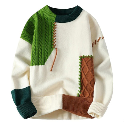 Marc™ - Patchwork Cozy Sweater