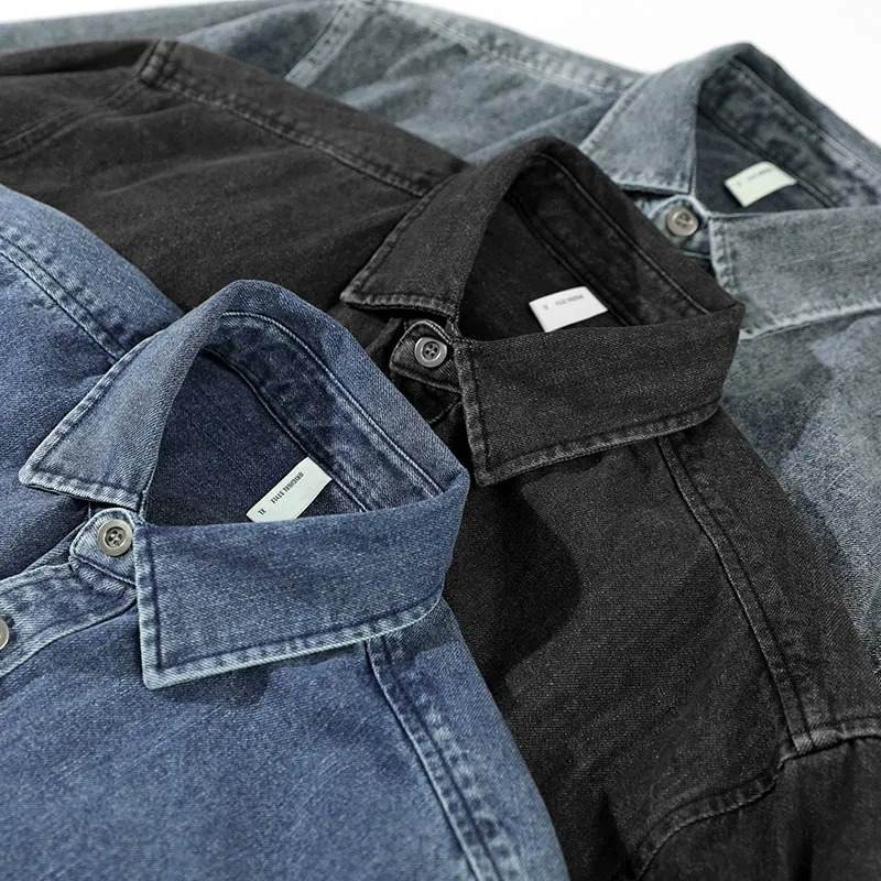 Leo™ - Stone-Washed Denim Shirt