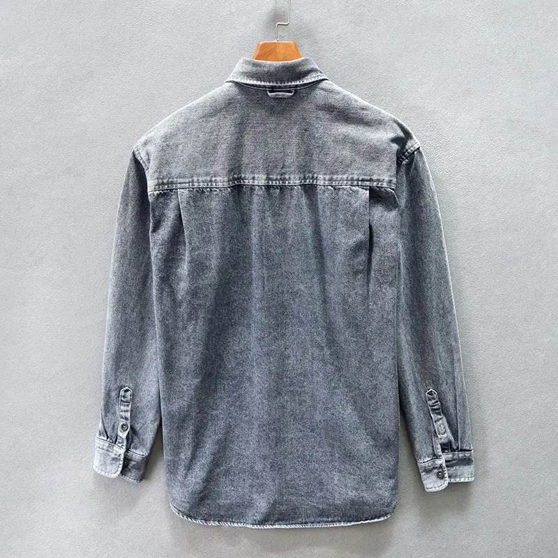 Leo™ - Stone-Washed Denim Shirt