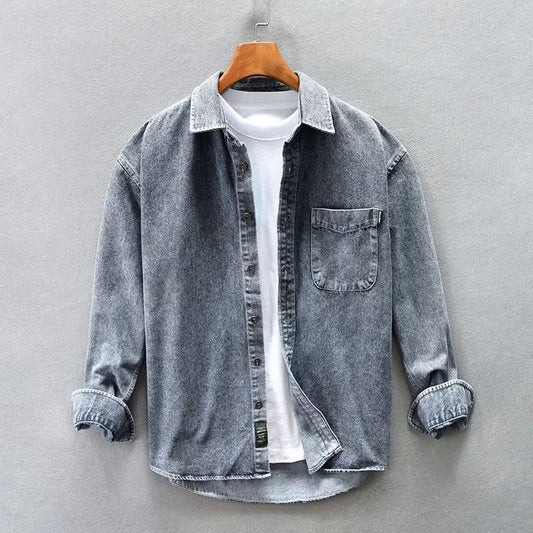 Leo™ - Stone-Washed Denim Shirt